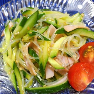 わが家自慢のきゅうりと春雨の中華サラダ